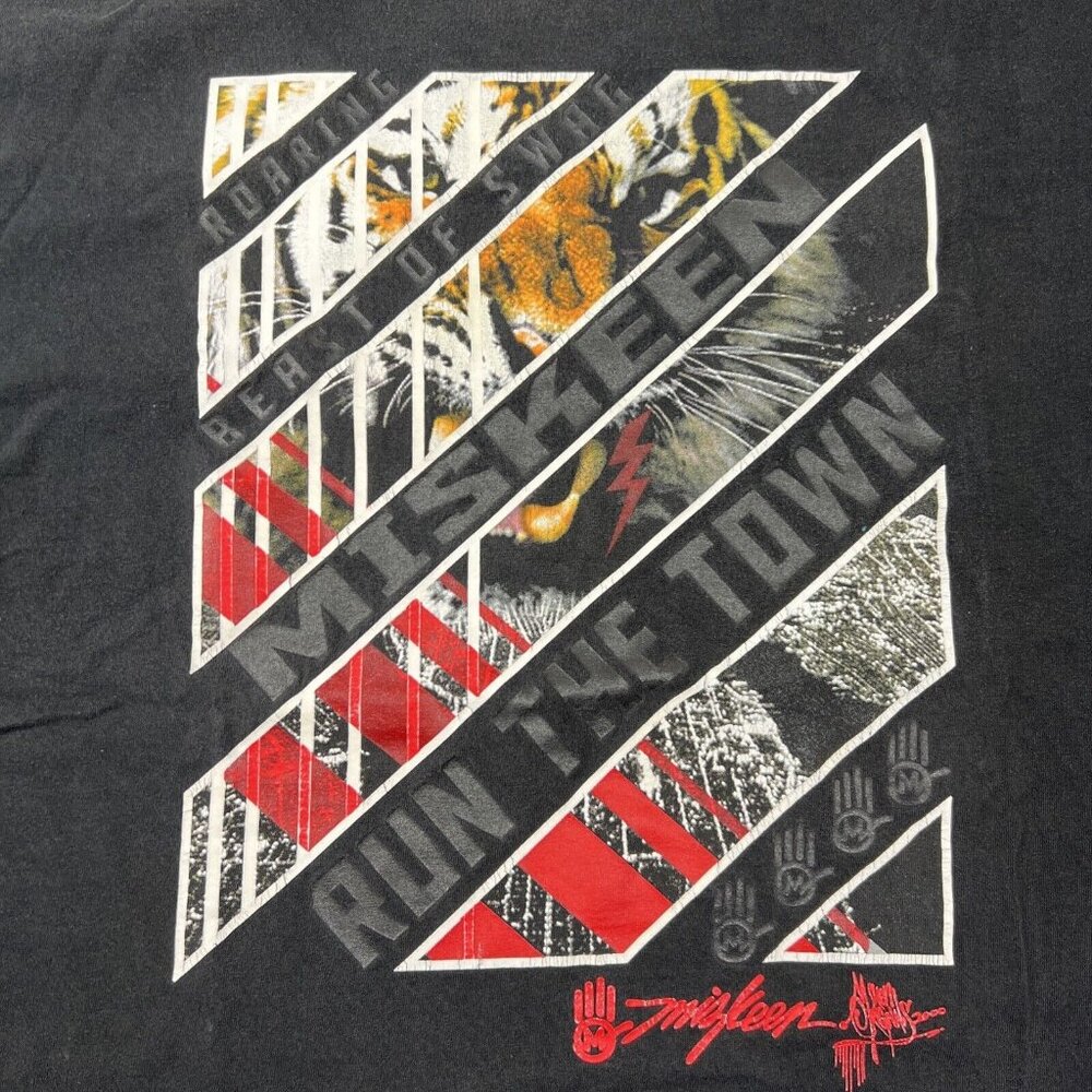 Vintage Y2K Grunge Miskeen Swag T-Shirt Mens 2XL Streetwear Urban Hip Hop